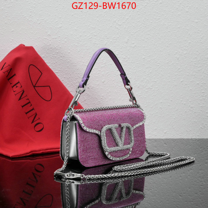 Valentino Bags(4A)-LOC-V Logo ,what is a 1:1 replica ,ID: BW1670,$: 129USD