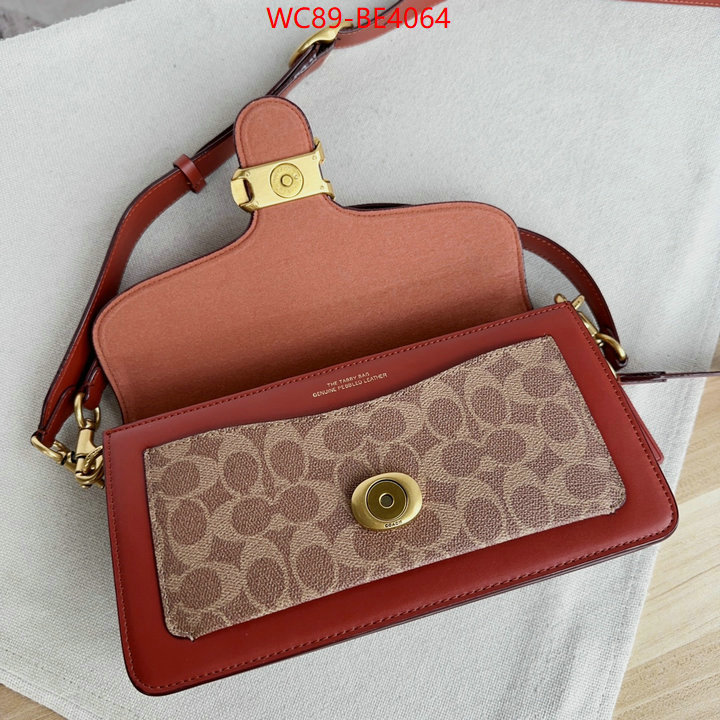 Coach Bags(4A)-Handbag-,highest quality replica ,ID: BE4064,$: 89USD