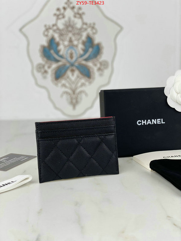 Chanel Bags(4A)-Wallet-,ID: TE3423,$: 59USD