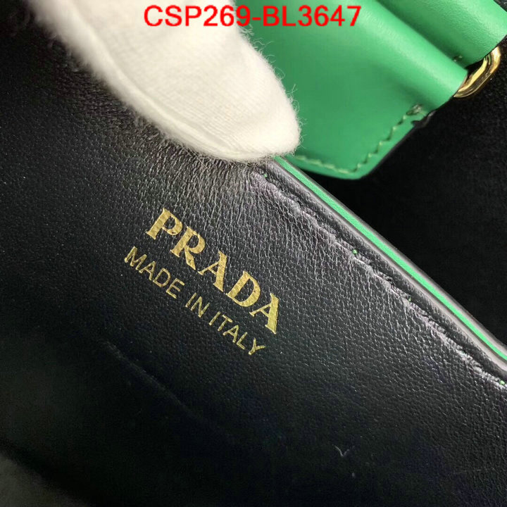 Prada Bags(TOP)-Diagonal-,ID: BL3647,$: 269USD