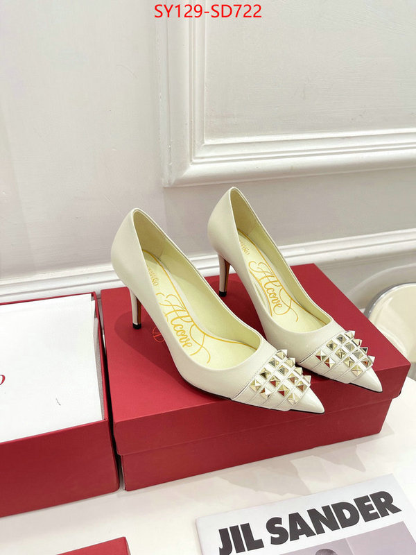 Women Shoes-Valentino,2023 replica wholesale cheap sales online , ID: SD722,$: 129USD