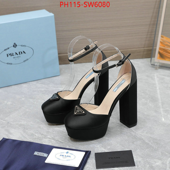 Women Shoes-Prada,highest quality replica , ID: SW6080,$: 115USD