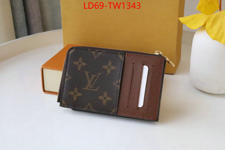 LV Bags(TOP)-Wallet,ID: TW1343,$: 69USD
