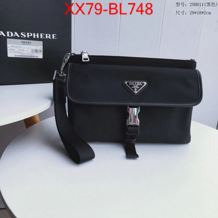 Prada Bags(TOP)-Clutch-,ID: BL748,$:79USD