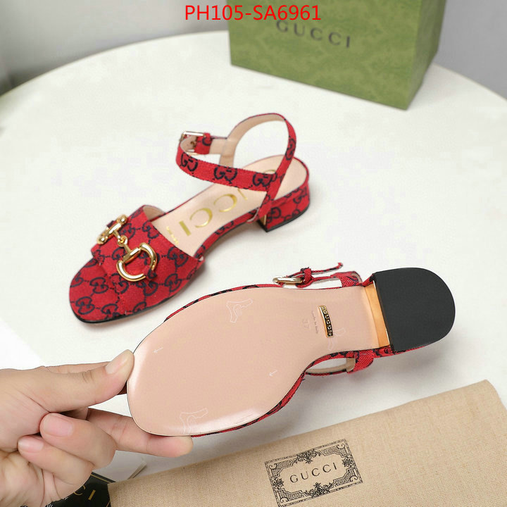 Women Shoes-Gucci,the highest quality fake , ID: SA6961,$: 105USD