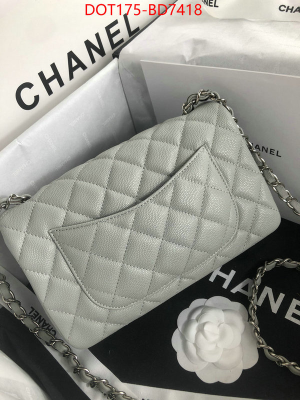 Chanel Bags(TOP)-Diagonal-,ID: BD7418,$: 175USD