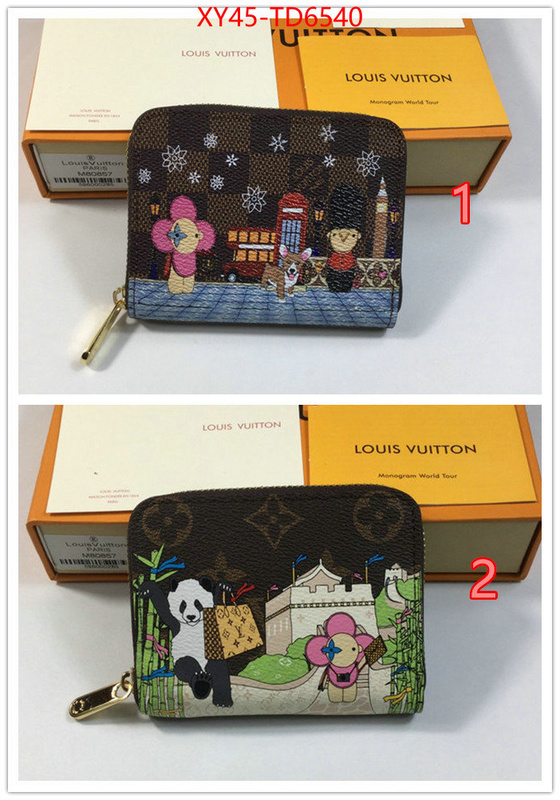 LV Bags(4A)-Wallet,best capucines replica ,ID: TD6540,$: 45USD