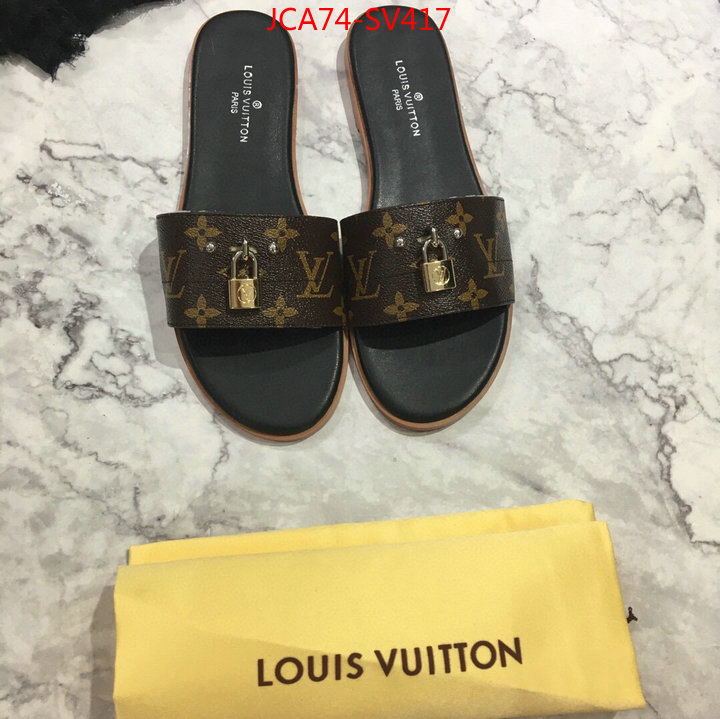 Women Shoes-LV,what 1:1 replica , ID: SV417,$:74USD