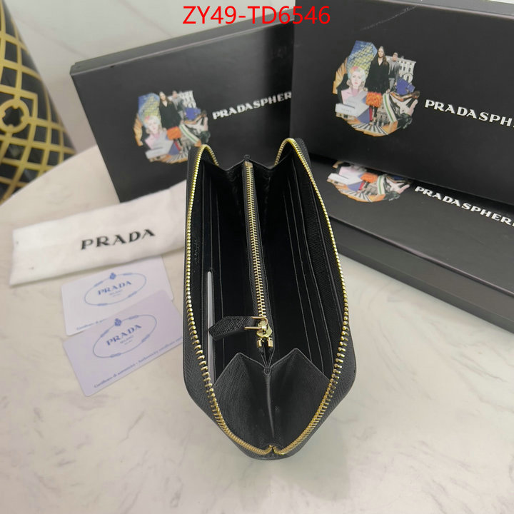 Prada Bags(4A)-Wallet,shop designer ,ID: TD6546,$: 49USD