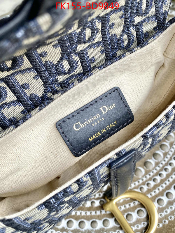 Dior Bags(TOP)-Saddle-,ID: BD9849,$: 155USD