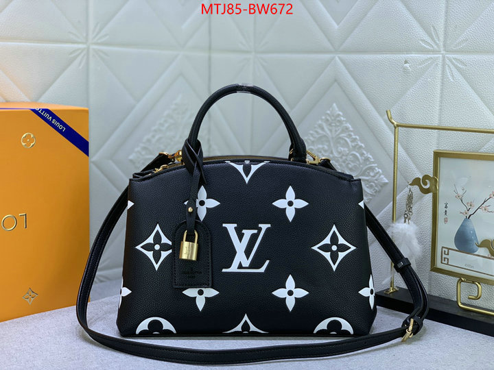 LV Bags(4A)-Handbag Collection-,mirror quality ,ID: BW672,$: 85USD