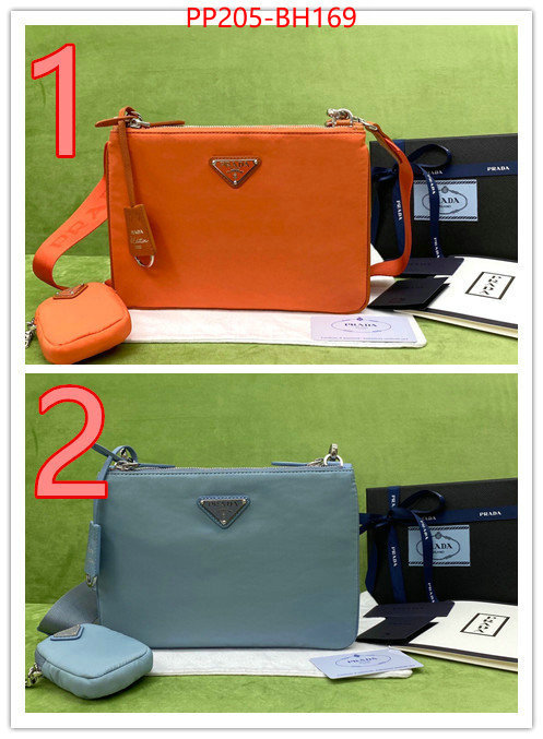 Prada Bags(TOP)-Diagonal-,ID: BH169,$:205USD
