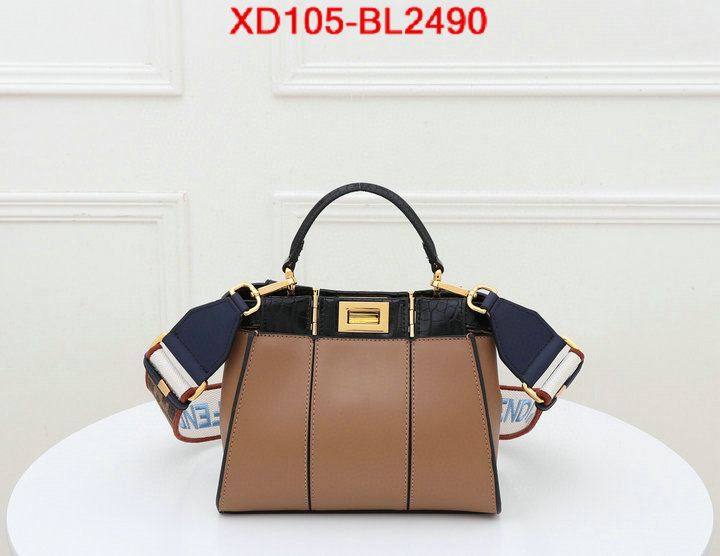 Fendi Bags(4A)-Peekaboo,high quality designer replica ,ID: BL2490,$: 105USD