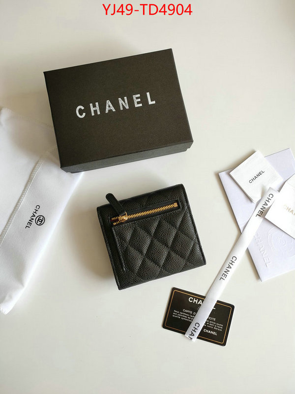 Chanel Bags(4A)-Wallet-,ID: TD4904,$: 49USD