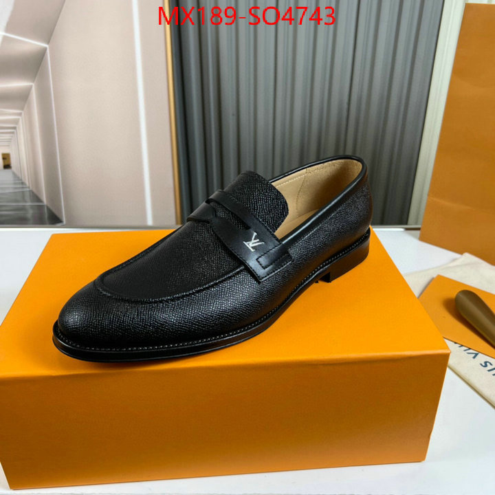 Men Shoes-LV,the top ultimate knockoff , ID: SO4743,$: 189USD