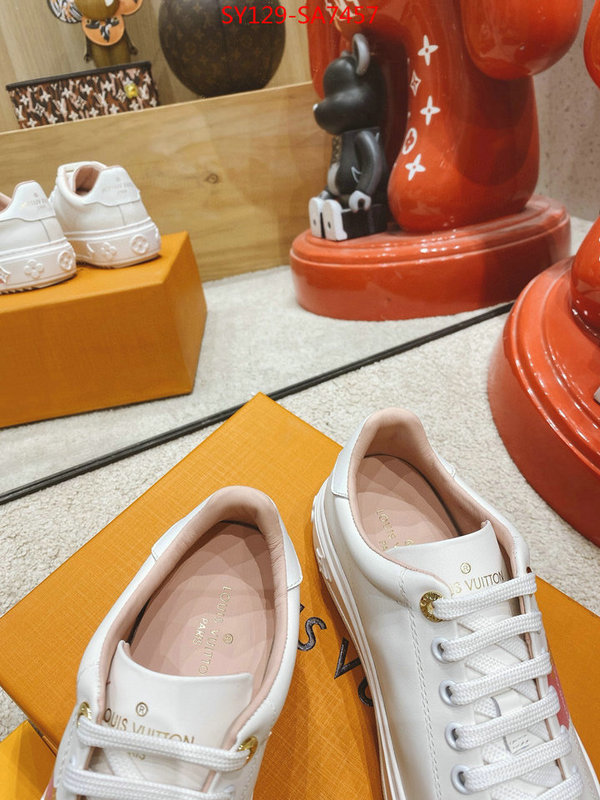 Women Shoes-LV,wholesale replica , ID: SA7457,$: 129USD