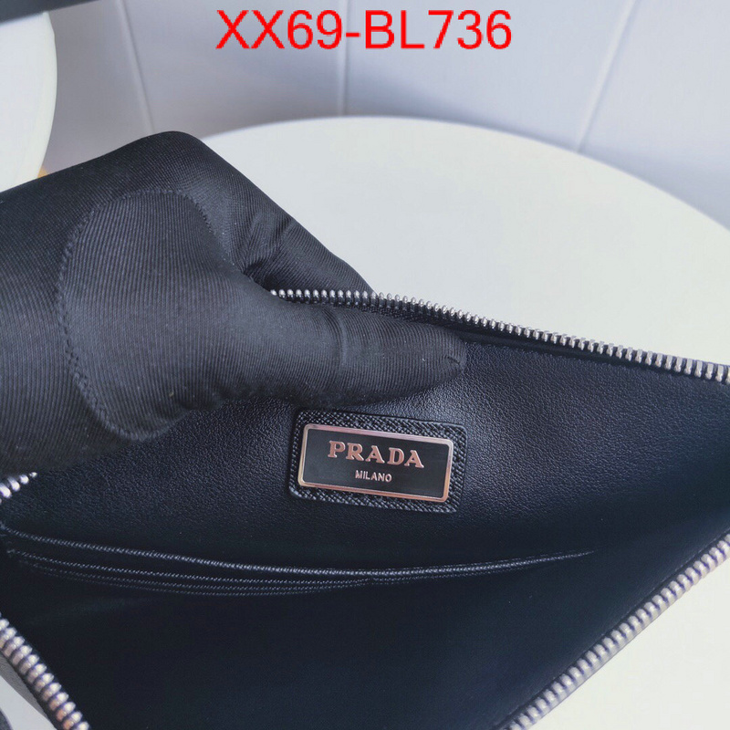 Prada Bags(TOP)-Clutch-,ID: BL736,$:69USD