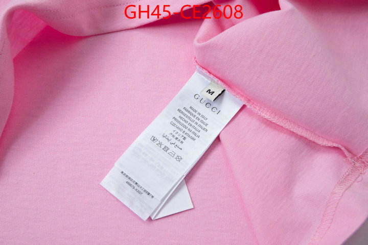 Clothing-Gucci,replicas , ID: CE2608,$: 45USD