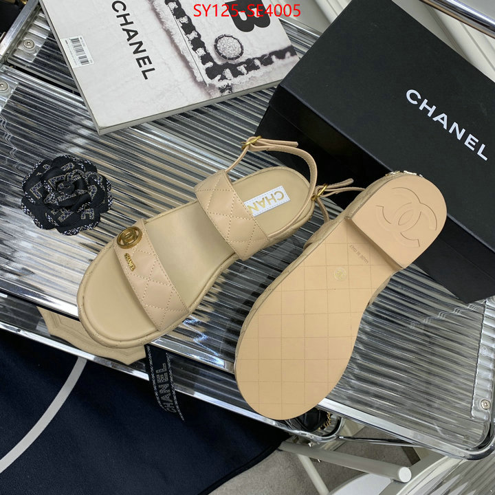 Women Shoes-Chanel,fake , ID: SE4005,$: 125USD