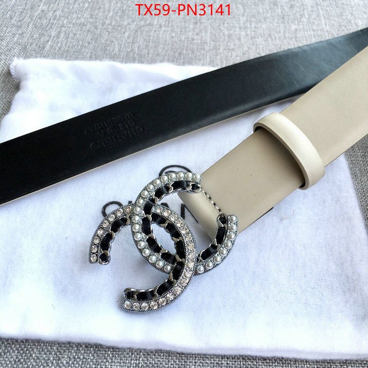 Belts-Chanel,designer fake , ID: PN3141,$: 59USD