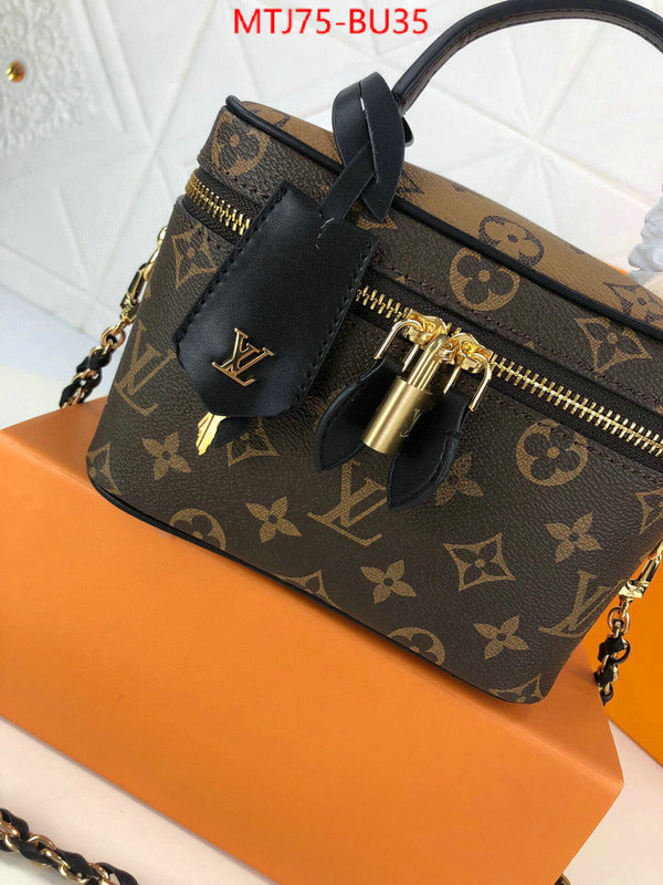 LV Bags(4A)-Vanity Bag-,fashion ,ID: BU35,$: 75USD