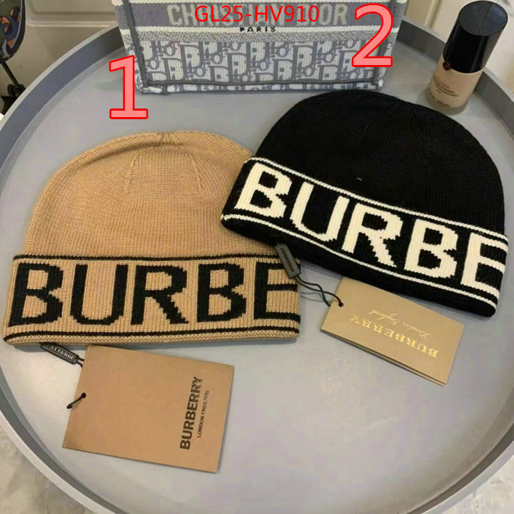 Cap (Hat)-Burberry,luxury fake , ID: HV910,$: 25USD