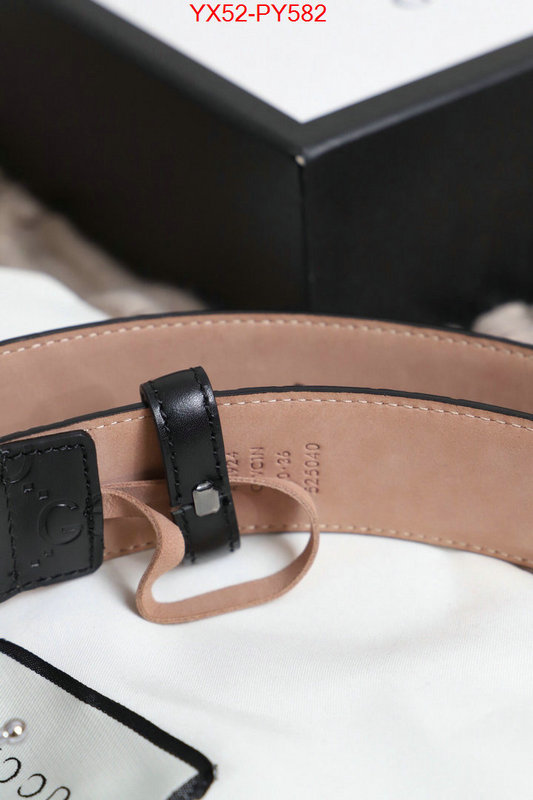 Belts-Gucci,top quality replica , ID: PY582,$:52USD