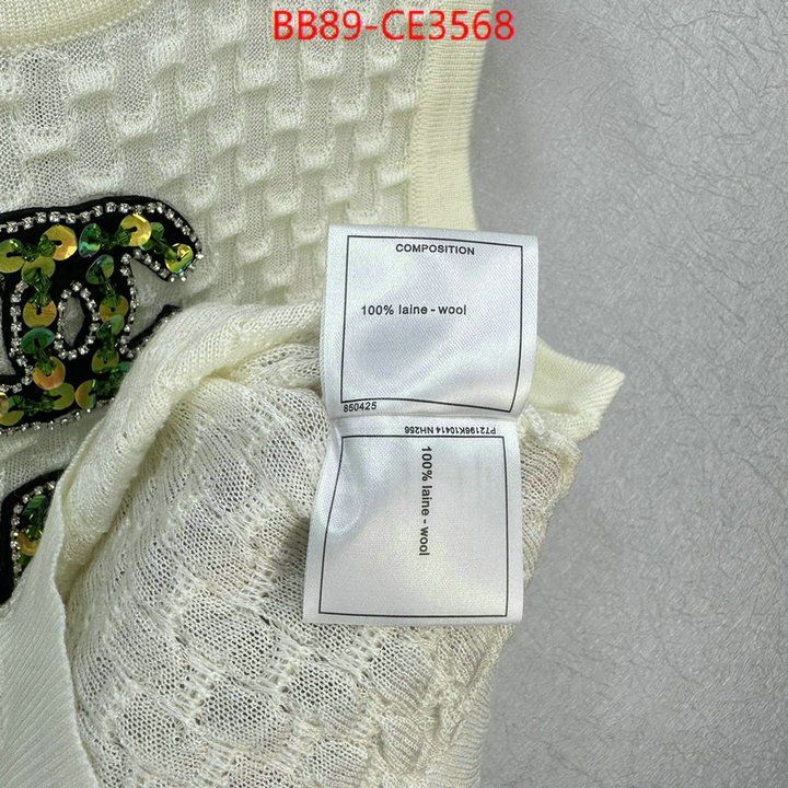 Clothing-Chanel,counter quality ,ID: CE3568,$: 89USD