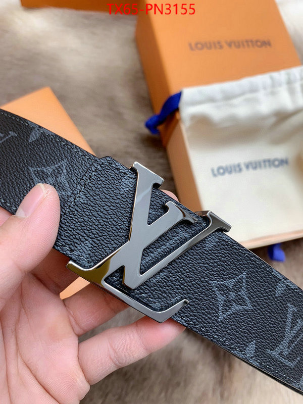 Belts-LV,shop the best high authentic quality replica , ID: PN3155,$: 65USD