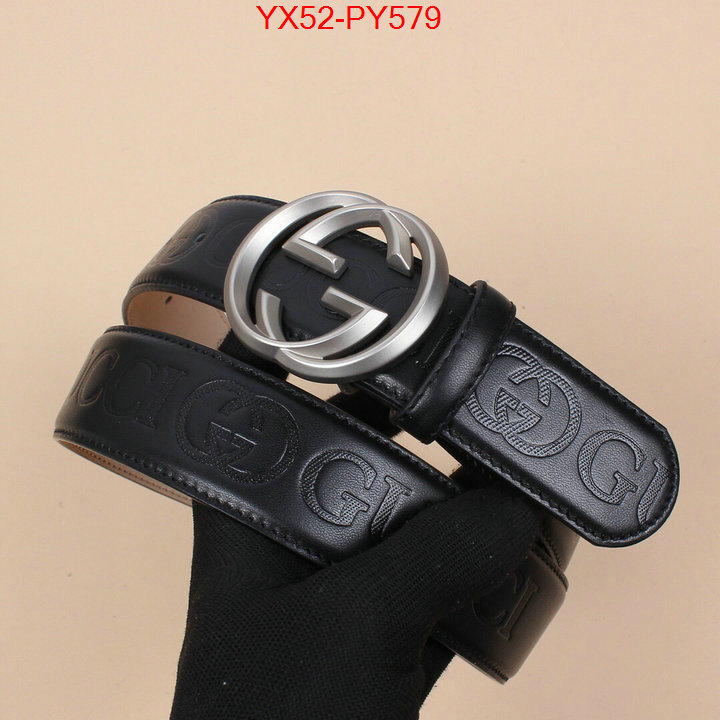 Belts-Gucci,what's the best to buy replica , ID: PY579,$:52USD