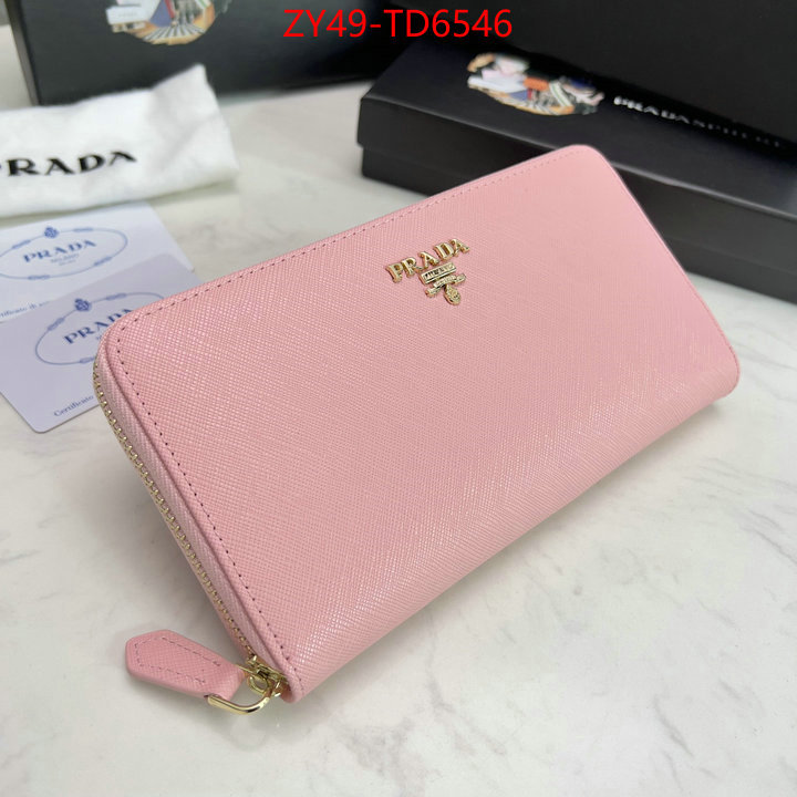 Prada Bags(4A)-Wallet,shop designer ,ID: TD6546,$: 49USD