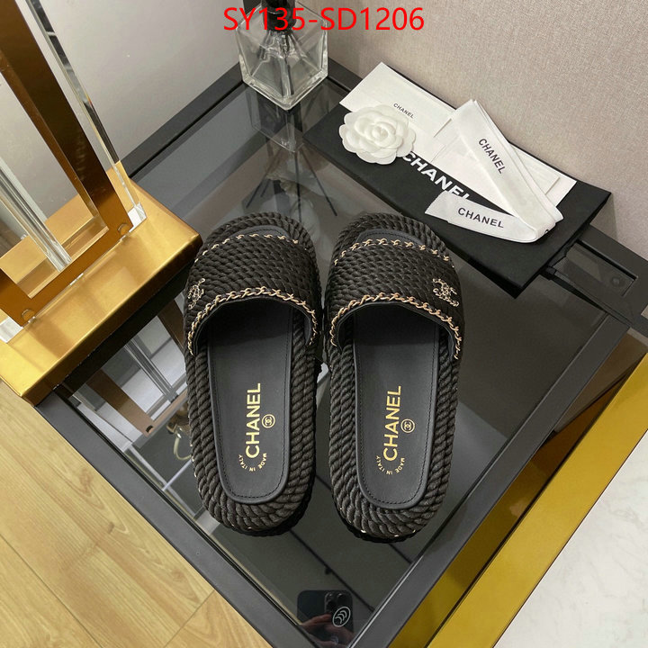 Women Shoes-Chanel,mirror copy luxury , ID: SD1206,$: 135USD