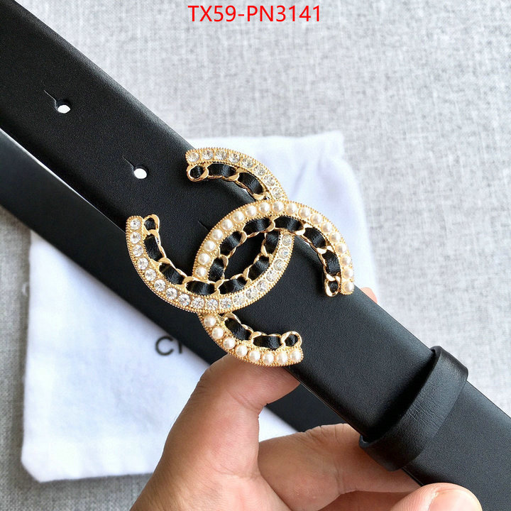 Belts-Chanel,designer fake , ID: PN3141,$: 59USD