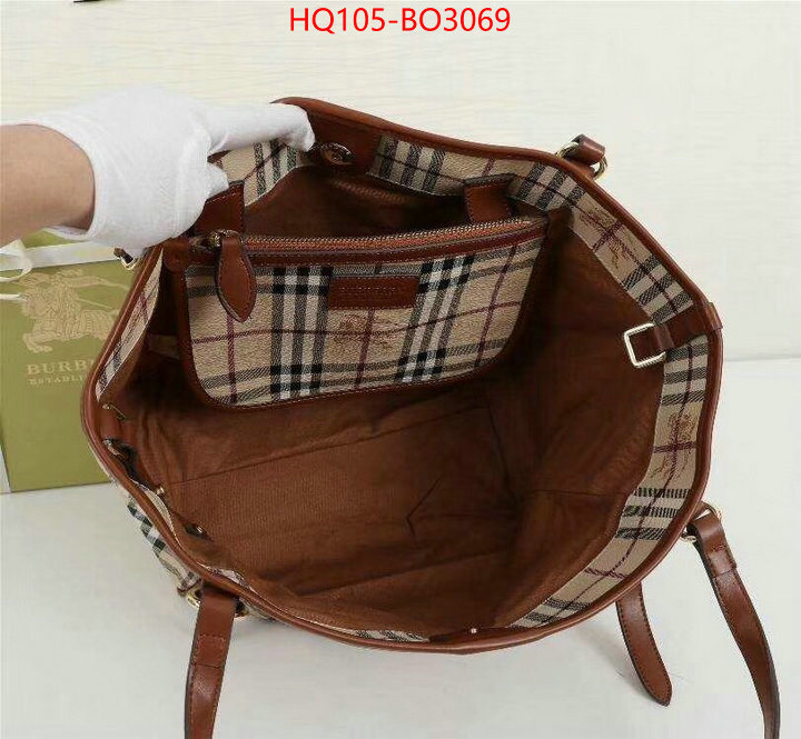 Burberry Bags(4A)-Handbag,designer high replica ,ID: BO3069,$: 105USD