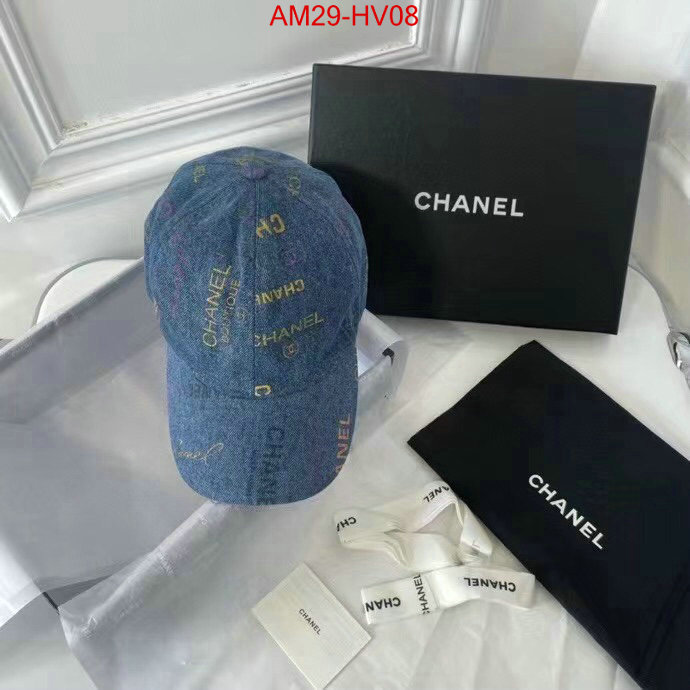 Cap (Hat)-Chanel,2023 replica , ID: HV08,$: 29USD