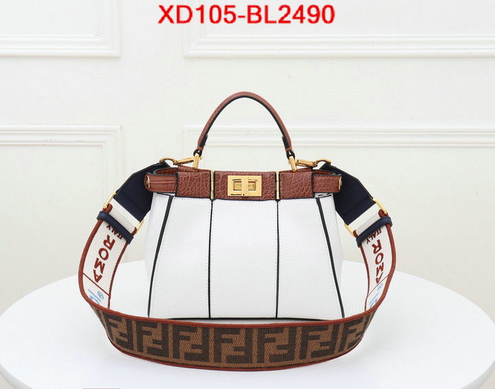 Fendi Bags(4A)-Peekaboo,high quality designer replica ,ID: BL2490,$: 105USD