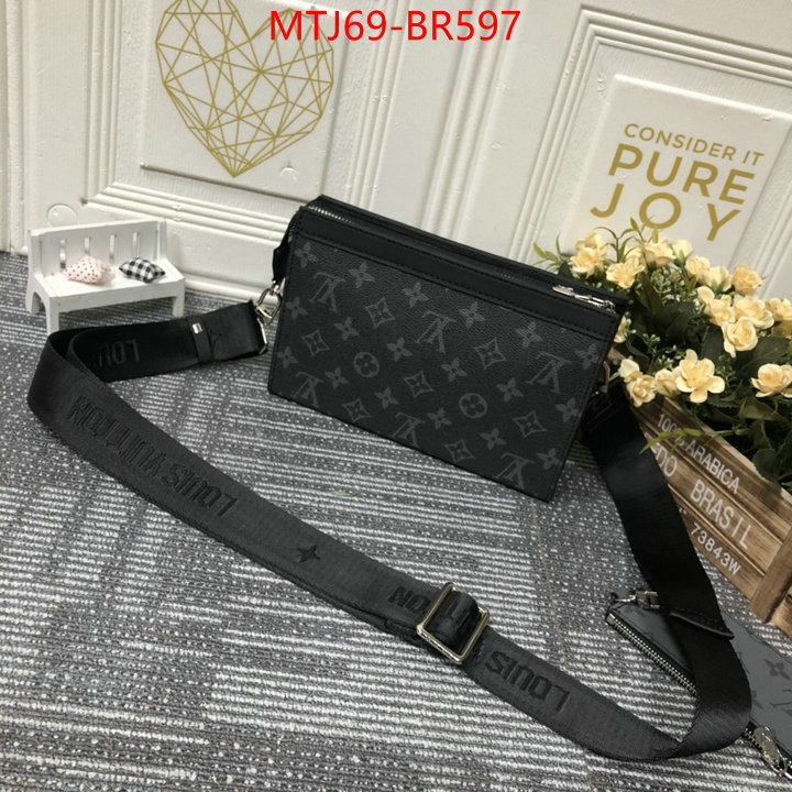 LV Bags(4A)-New Wave Multi-Pochette-,cheap ,ID: BR597,$: 69USD