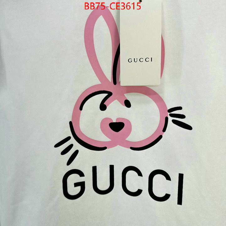 Clothing-Gucci,replica aaaaa designer , ID: CE3615,$: 75USD