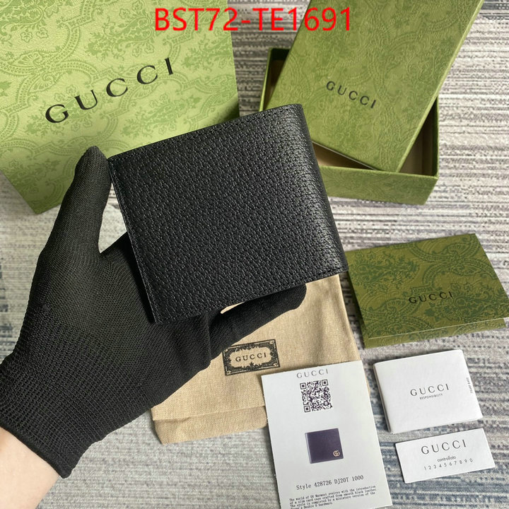 Gucci Bags(TOP)-Wallet-,only sell high-quality ,ID: TE1691,$: 72USD