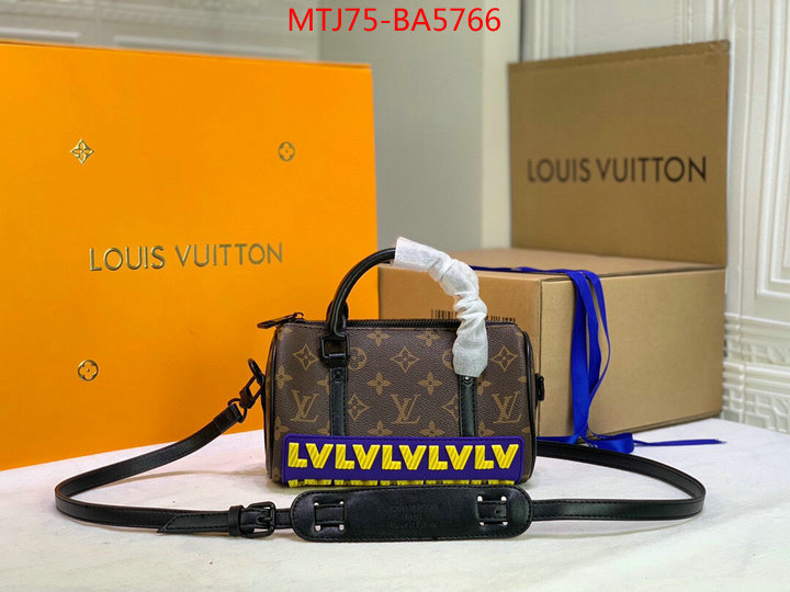 LV Bags(4A)-Speedy-,top 1:1 replica ,ID: BA5766,$: 75USD