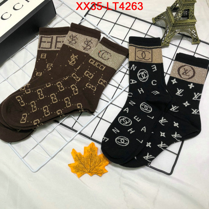 Sock-Gucci,7 star , ID: LT4263,$:35USD