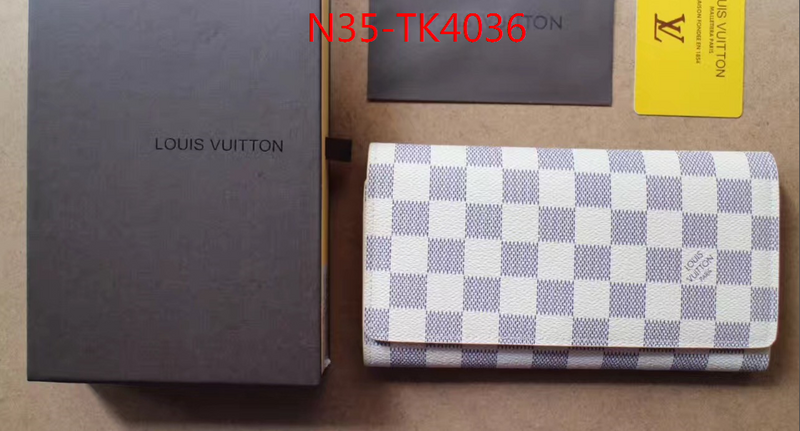 LV Bags(4A)-Wallet,ID: TK4036,$: 35USD