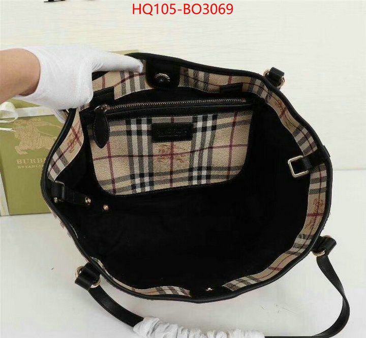 Burberry Bags(4A)-Handbag,designer high replica ,ID: BO3069,$: 105USD