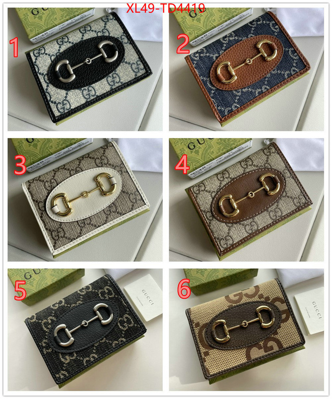 Gucci Bags(4A)-Wallet-,china sale ,ID: TD4419,$: 49USD