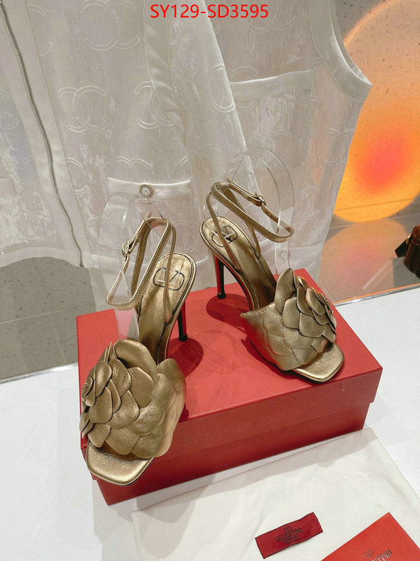 Women Shoes-Valentino,fake designer , ID: SD3595,$: 129USD