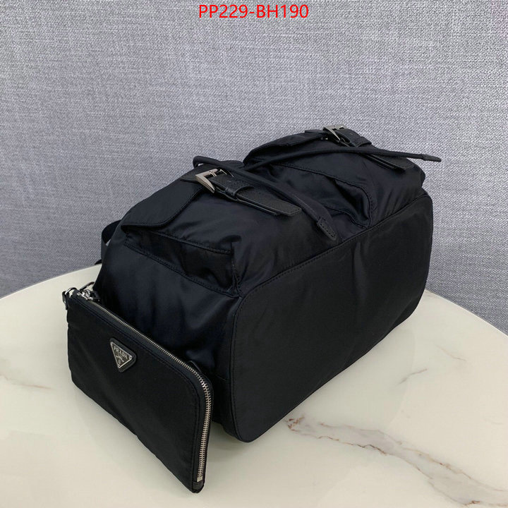 Prada Bags(TOP)-Backpack-,ID: BH190,$:229USD