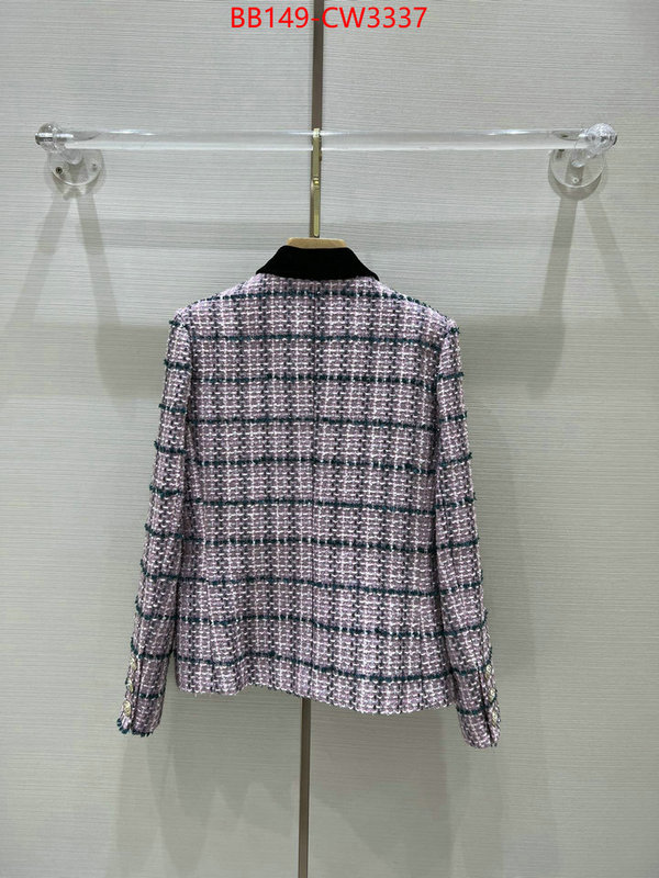 Clothing-Chanel,buy best high quality , ID: CW3337,$: 149USD