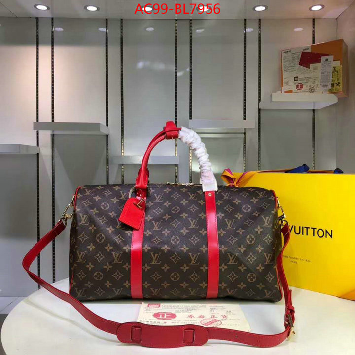 LV Bags(4A)-Keepall BandouliRe 45-50-,highest quality replica ,ID: BL7956,$: 99USD