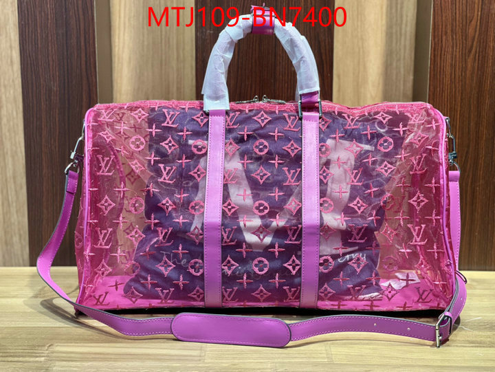 LV Bags(4A)-Keepall BandouliRe 45-50-,replica best ,ID: BN7400,$: 109USD
