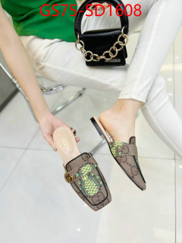 Women Shoes-Gucci,top sale , ID: SD1608,$: 75USD